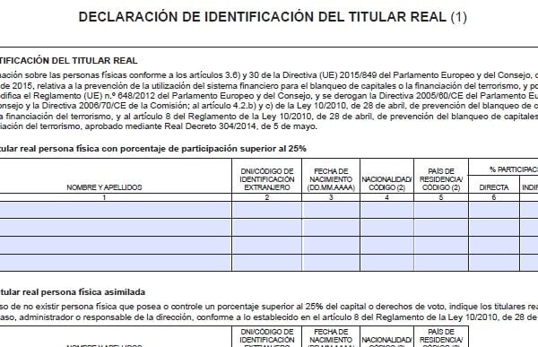 Registro Central de Titularidades Reales